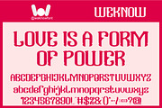 Mighty Hearts font, a Blackletter Font by weknow (Thumbnail 3 of 8)