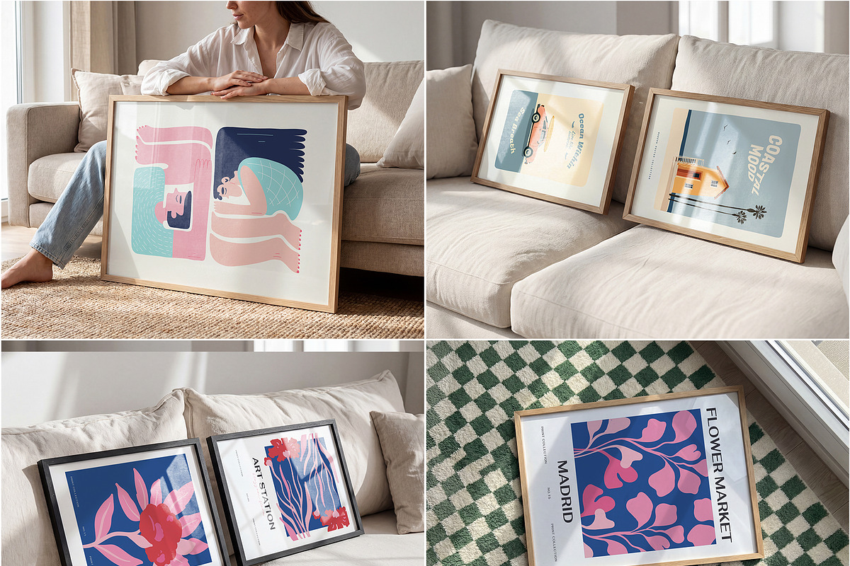 60+ Landscape Frame Mockup PSD, a Household Mockup by MockupShopi (Photo 14 of 20)