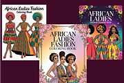 African Ladies Fashion Adults Color, an Animal Illustration by Design Home (Thumbnail 2 of 4)
