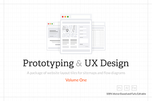 Tiles for Wireframes & Flowcharts V1, a Mockup by firetuts