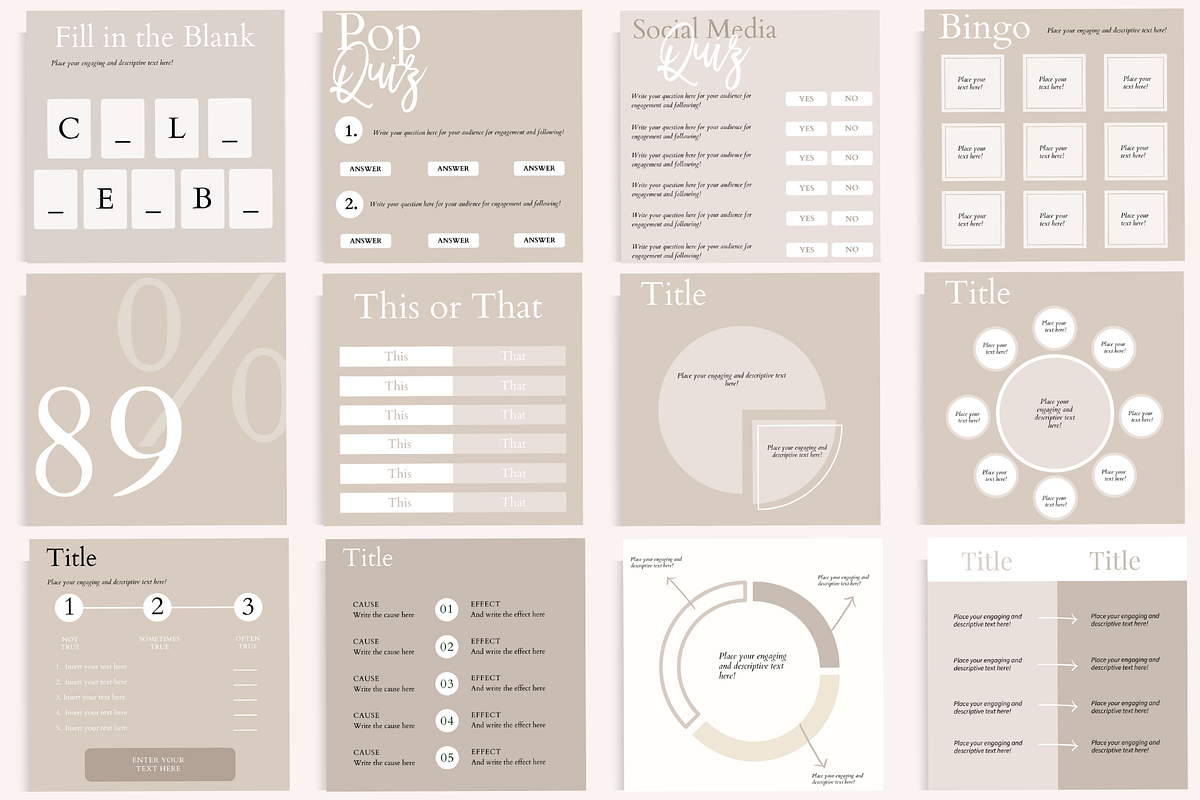 Instagram Post Bundle, a Social Media Template by Marketing Templates Co. (Photo 2 of 15)