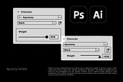 Agumony, a Sans Serif Font by din-studio.com (Thumbnail 12 of 13)