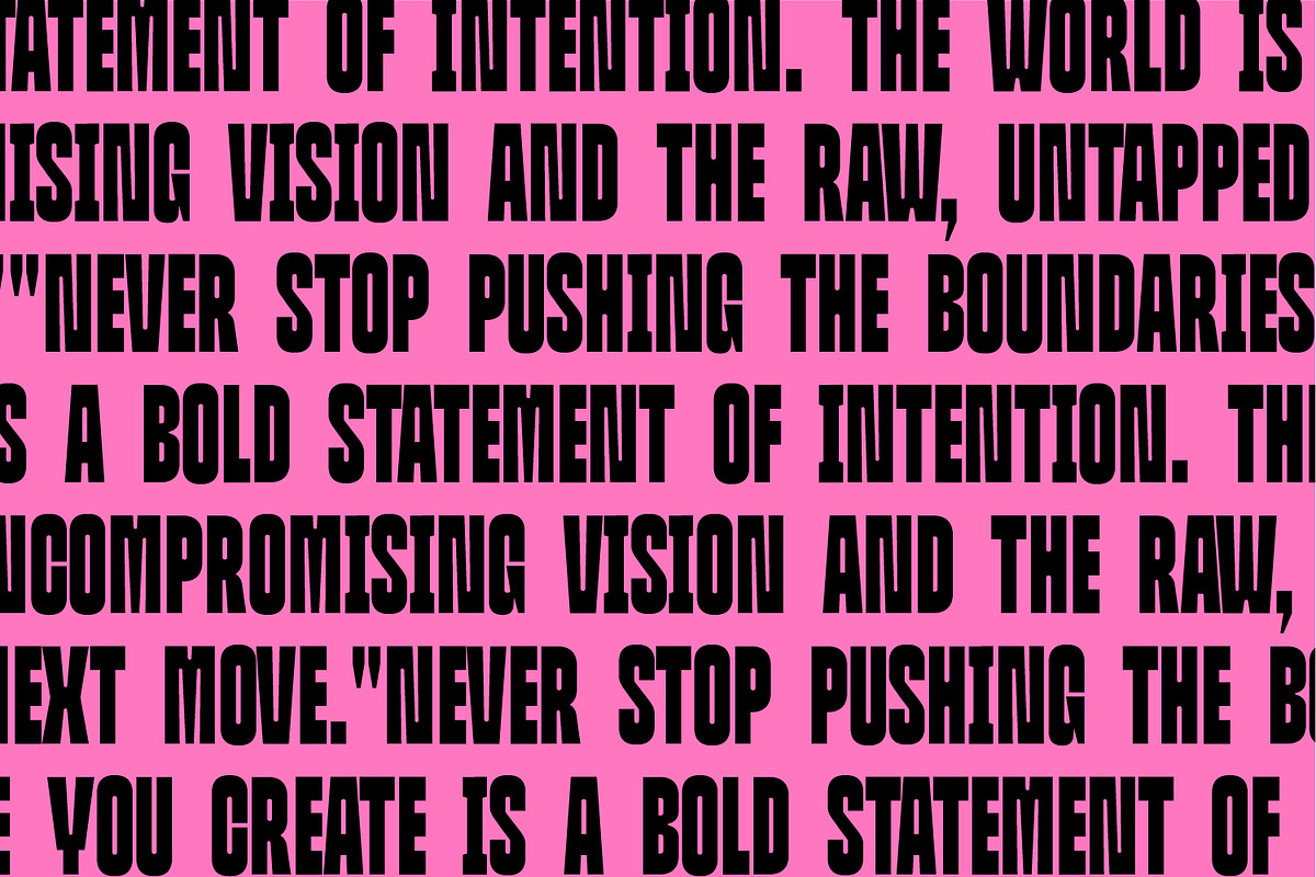 Ferron – Bold Sans (9 Widths), a Sans Serif Font by Nollev (Photo 7 of 10)