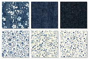 Blue Denim Seamless Digital Paper, a Texture Graphic by Dream Creation (Thumbnail 2 of 7)