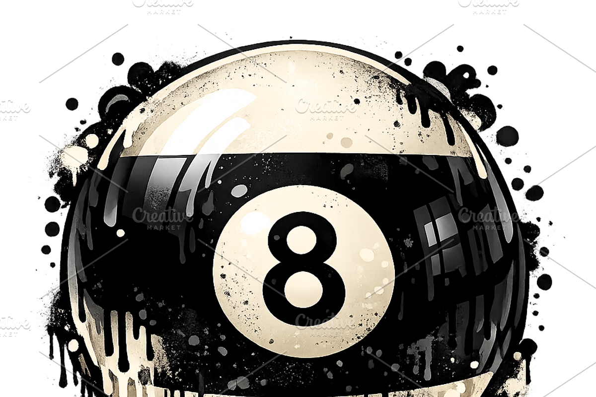 English Pool Ball Kit - 23 PNG,JPG, a Sport Illustration by Flash My Pixel (Photo 4 of 23)