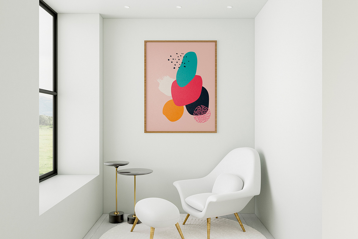 Abstract wall art collection, an Illustration by Vinegret -Shop (Photo 9 of 15)