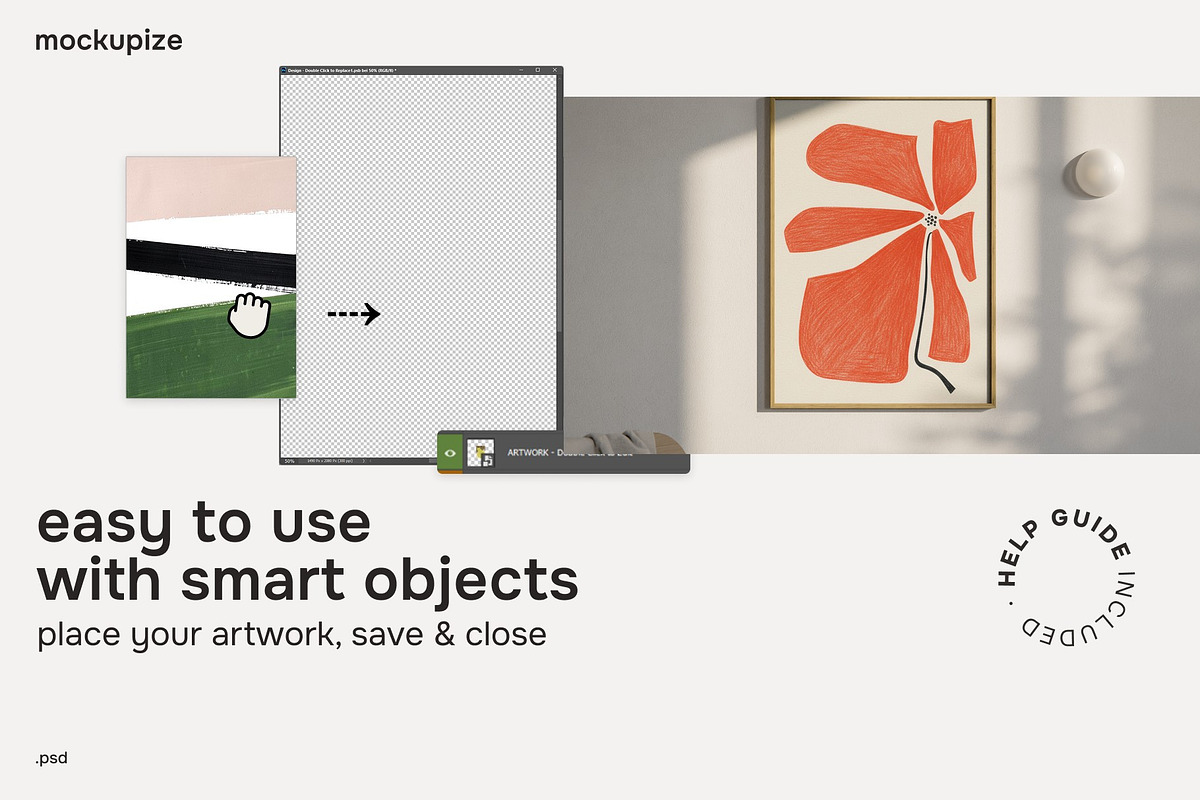 5x7 Living Room Frame Mockup, a Household Mockup by mockupize (Photo 3 of 7)