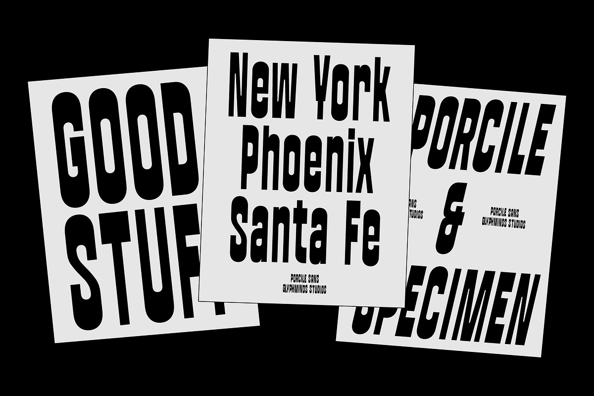 Porcile Font, a Sans Serif Font by Glyphminds Studios (Photo 4 of 10)