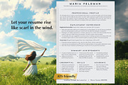 Registered Nurse CV Word, Pages, Doc, a Resume Template by Career Canvas (Thumbnail 1 of 11)