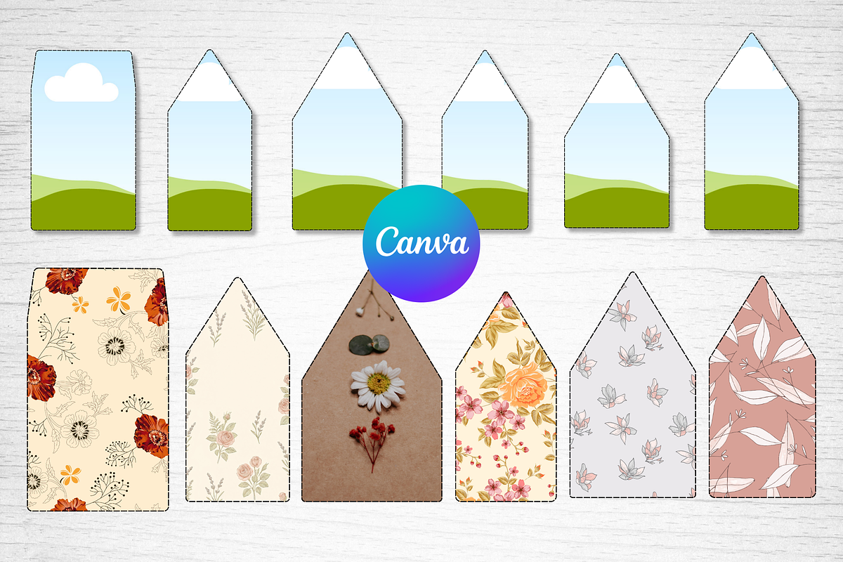 Canva Envelope Liner Template, a Card Template by Snapybiz (Photo 3 of 9)
