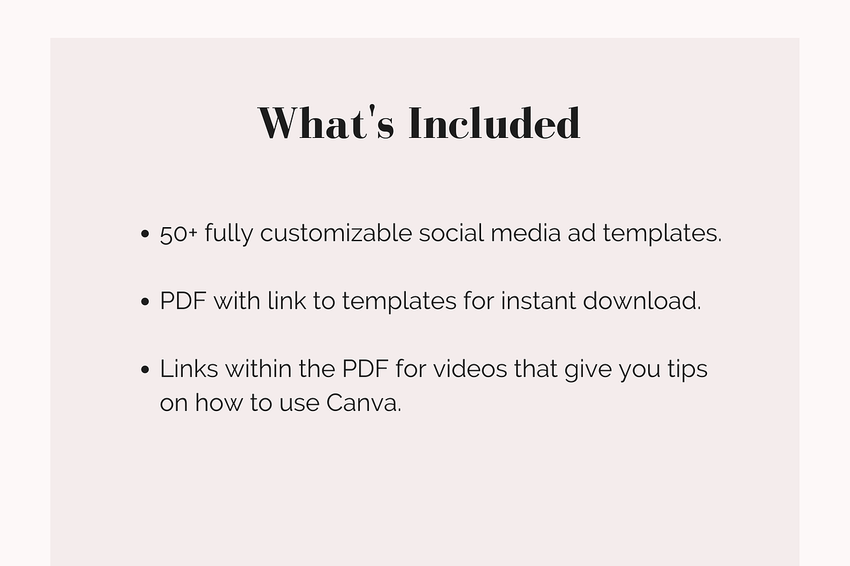 Facebook & Instagram Ad Templates, a Social Media Template by Joanna Lane Designs (Photo 4 of 4)