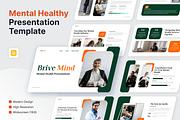 Mental Health Google Slide, a Presentation Template by SquidPixey (Thumbnail 1 of 6)
