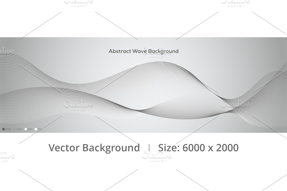 Modern Abstract Gray Wave Background, a Background Graphic by rpdesignstudio