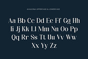 Avaliona - Elegant Serif Font, a Serif Font by Pikgura (Thumbnail 2 of 6)