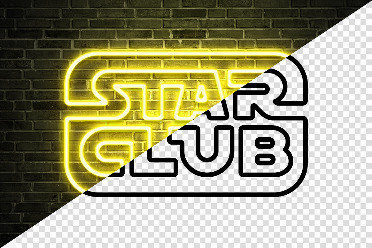 Neon Effect Mockup, a Product Mockup by Salih Kizilkaya (Photo 7 of 8)