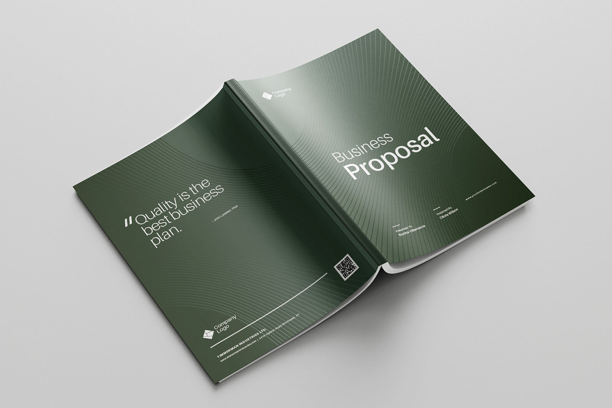 Business Proposal Template, Brochure, a Brochure Template by Niofix (Photo 6 of 6)