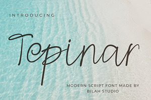 Tepinar Script Font