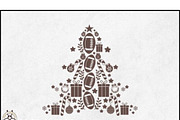 12 Christmas Football SVG Bundle, a Graphic by BeeCraftR (Thumbnail 8 of 11)