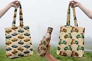 Mid-Century Retro Vehicles Patterns, a Pattern Graphic by one-touch (Thumbnail 3 of 17)