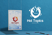 Elegant Hot Topics Logo template, a Branding & Logo Template by Lucky Creative (Thumbnail 2 of 4)