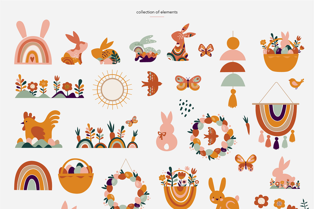 Bohemian Easter collection, a Decorative Illustration by Marish (Photo 5 of 11)