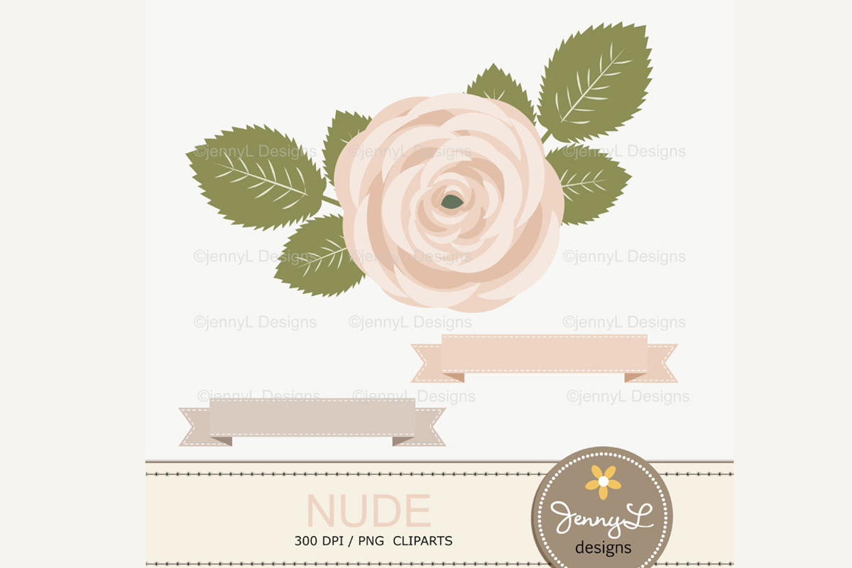 Nude Cream Digital Paper, a Pattern Graphic by JennyL Designs (Photo 2 of 3)