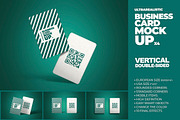 Vertical Double Sided Card Mockup x4, a Product Mockup by SmartDesigns (Thumbnail 1 of 9)