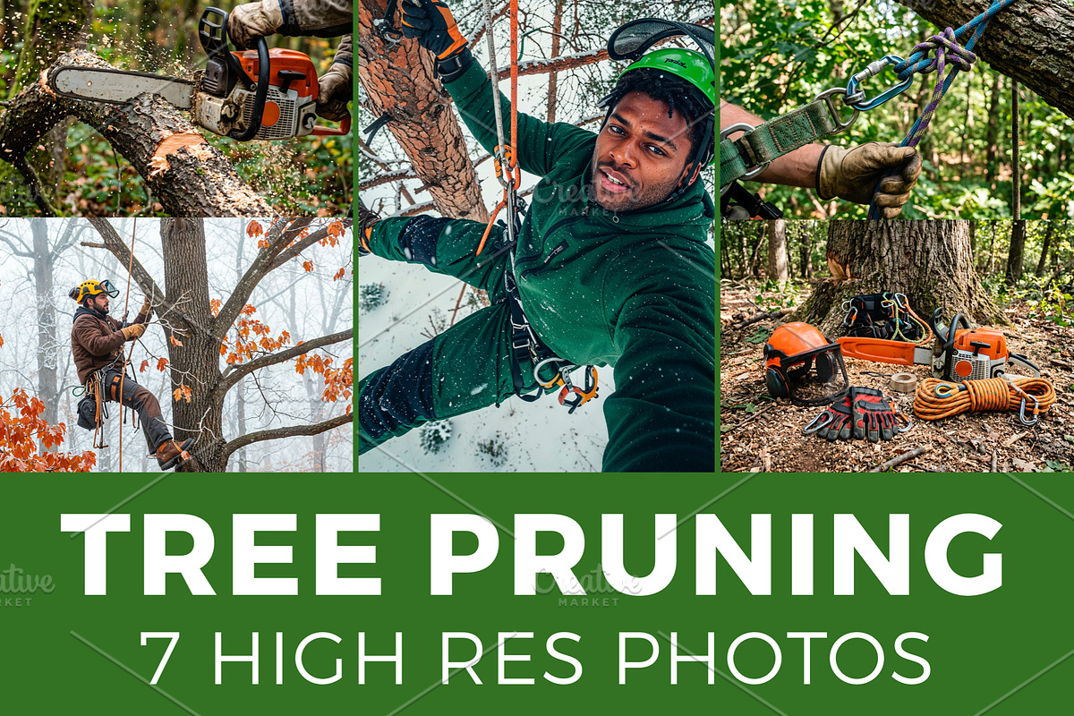 Tree Pruning Photo Pack, Arborist Tr, an Industrial Photo by Nestud!o (Photo 1 of 4)