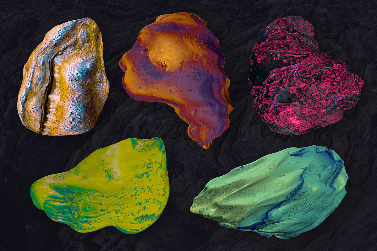 Dimension: 30 Abstract 3D Shapes, a Texture Graphic by Chroma Supply (Photo 12 of 13)