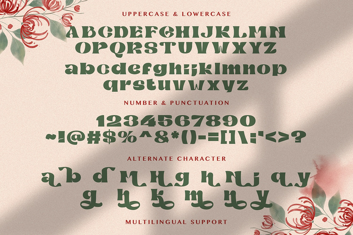 Mibaguy - Decorative Display Font, a Sans Serif Font by StringLabs (Photo 9 of 9)