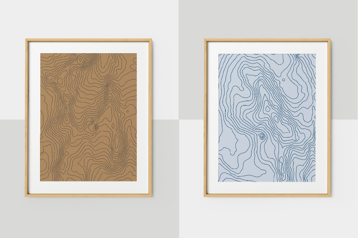 Contour Mapping III - Europe, a Texture Graphic by Hello Mart (Photo 9 of 14)