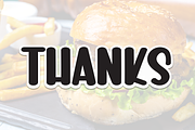 Burger | Script Font, a Script Font by Scratchones (Thumbnail 8 of 8)