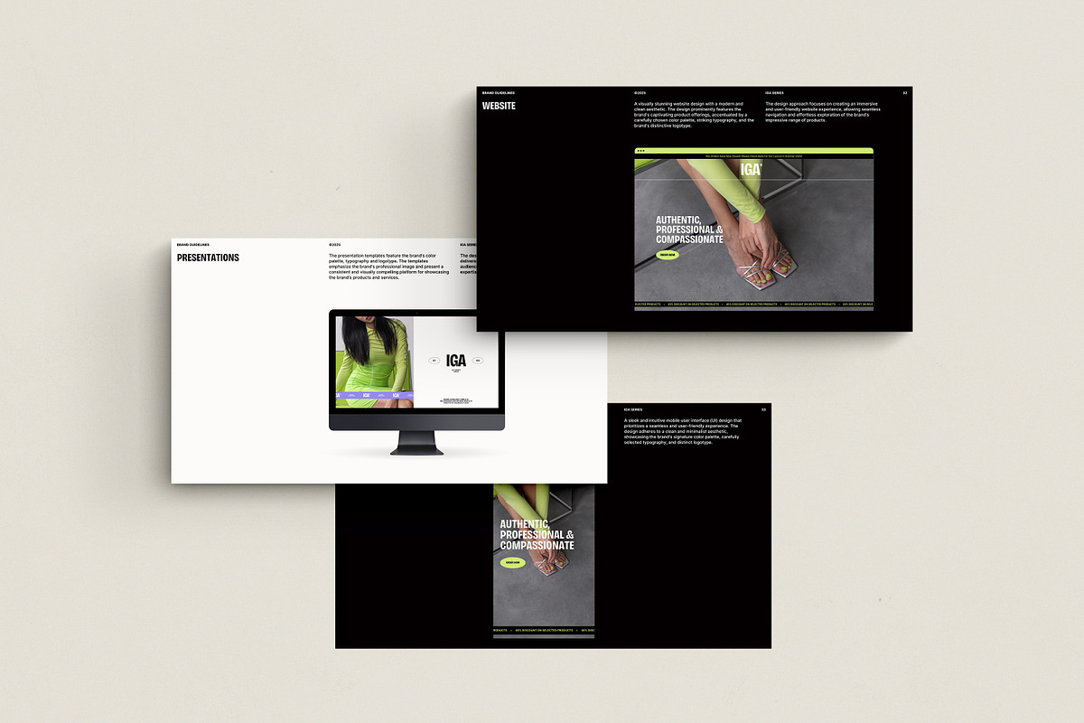 IGA / Brand Guidelines, a Presentation Template by Wildnun Studio (Photo 14 of 18)