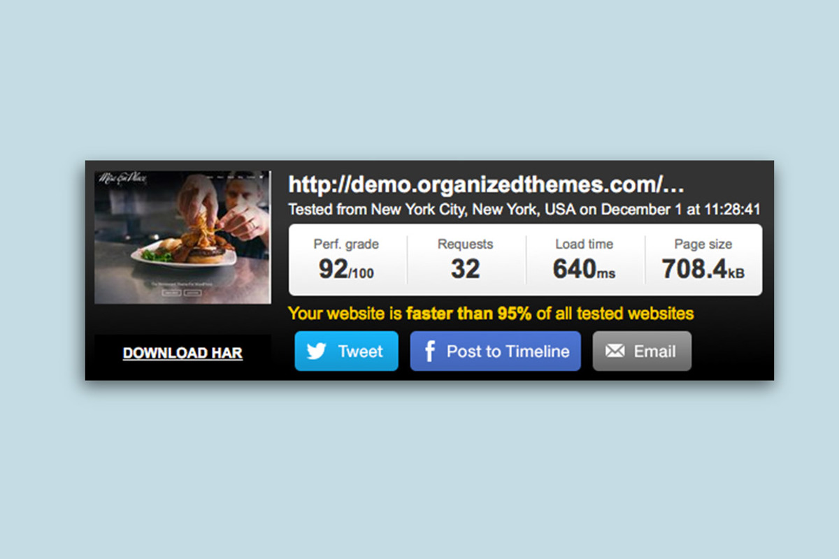 Mise En Place Restaurant WP Theme, a WordPress Template by Organized Themes (Photo 5 of 5)