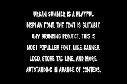 Urban Summer Font, a Sans Serif Font by QR Design Studio (Thumbnail 4 of 6)