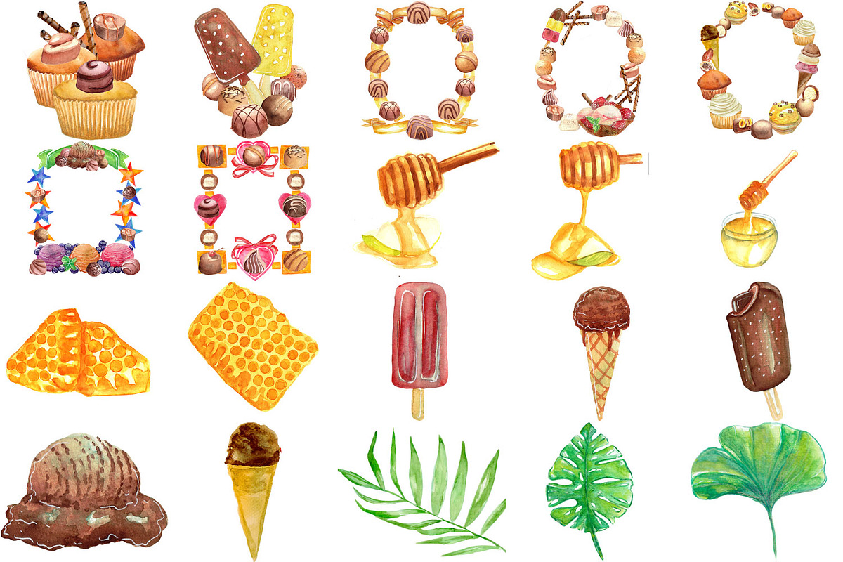 120 Gourmet Chocolate Clipart PNG, an Illustration by LilyBoo Clipart (Photo 6 of 8)