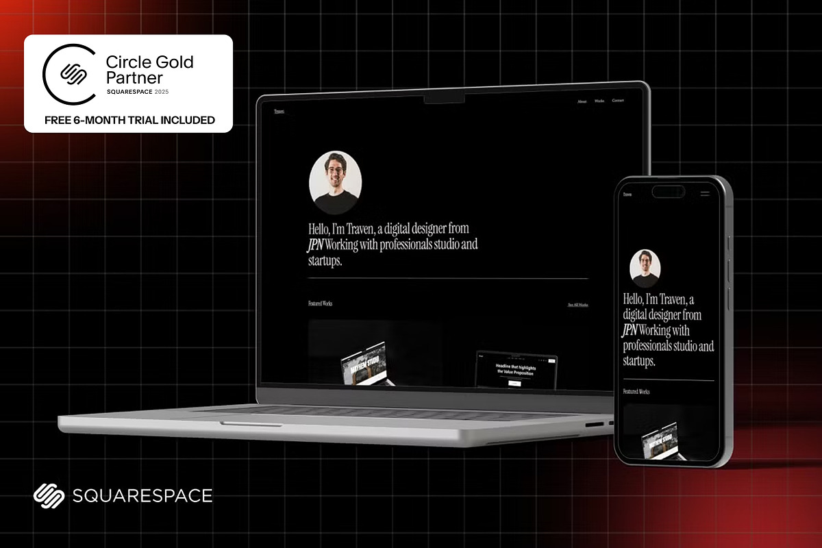 Minimalist Portfolio Squarespace 7.1, a Squarespace Template by bonjourdsgnco (Photo 1 of 6)