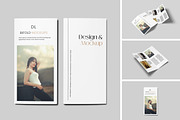 DL Bifold Mockup, a Books & Magazine Mockup by mahhyud (Thumbnail 1 of 7)