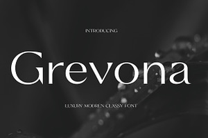 Grevona | Refined Serif Typeface
