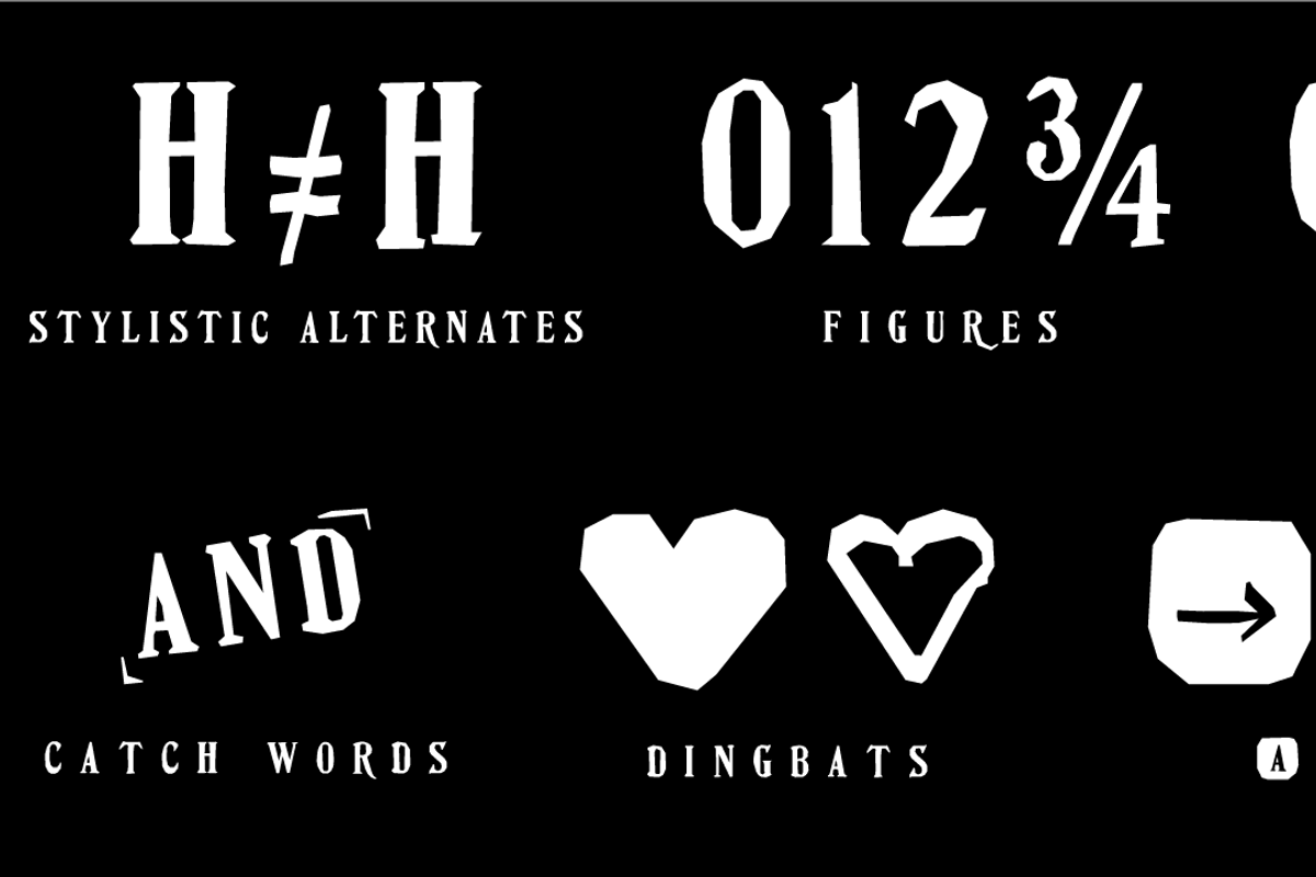 FONT | DIY Fantasy Stamp, a Serif Font by Typo Graphic Design (Photo 3 of 5)
