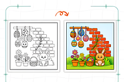 Bold Easy Easter Corner, a Seasonal Illustration by Ink Gallery (Thumbnail 8 of 9)
