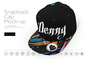 Snapback Cap Mockup, a Product Mockup by Denny's Mock-ups (Thumbnail 1 of 12)