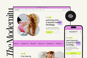 Portfolio Squarespace Template