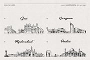 India Skylines, a Work Illustration by TheMountBirdStudio (Thumbnail 5 of 9)