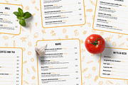 Menu set and patterns, a Brochure Template by Hellgram (Thumbnail 1 of 7)