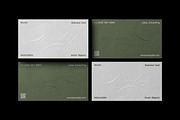 90x50 Business Card Layout Mockup, a Pens & Pencil Mockup by Design Squad (Thumbnail 1 of 4)
