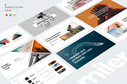 Miler Presentation Template Design, a Presentation Template by Rocketstill (Thumbnail 1 of 5)