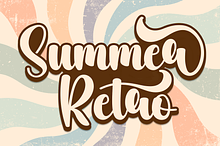 Summer Retro | Script Font