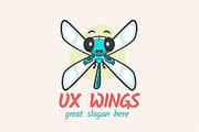 Dragonfly Logo Mascot, an Animal Illustration by Sargatal (Thumbnail 1 of 4)