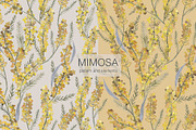 Pattern MIMOSA, a Decorative Illustration by PASHKOVA (Thumbnail 17 of 18)